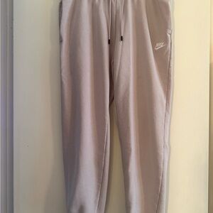 Nike Light Beige/Taupe Sweatpants with Drawstring